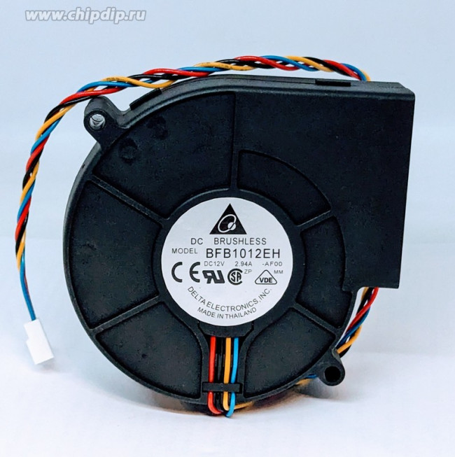 Вентилятор Delta Electronics BFB1012EH 12v 2.94A 92x32 улитка 3pin