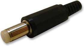 MP-203, Разъем Питания DC, Штекер, 2 А, 9.5 мм, Монтаж на Кабель, Пайка