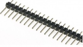 PLS-20 (DS1021-1x20SF11), Вилка штыревая 2.54мм 1x20 прямая