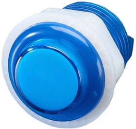 3432, Adafruit Accessories Mini LED Arcade Button - 24mm Translucent Blue