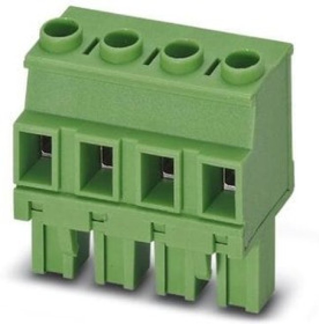 1993954, Pluggable Terminal Blocks 3 Pos 7.62mm pitch Plug 24-12 AWG Screw