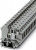 3001381, UK 10-PLUS Series Grey Fused DIN Rail Terminal, Double-Level, Screw Termination