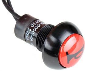 P3-D000048W, Push Button Switch, Momentary, Panel Mount, 28 V dc, 115V ac, IP64, IP68S