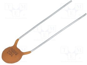 CC-102/500, Конденсатор: керамический, 1нФ, 500В, Y5P, ±20%, THT, 5мм CC-102/500, Конденсатор: керамический, 1нФ, 500В, Y5P, ±20%, THT, 5мм