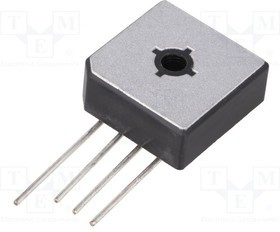 BR256L, Диодный мост: однофазный, Urmax: 600В, If: 25А, Ifsm: 400А, BR-25L