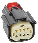33472-4879, Automotive Connectors MX150 SLD F REC DR 8CKT POL C W/O CPA