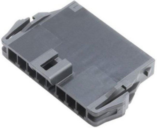 2025693106, Conn Housing PL 6Power POS 3.5mm Crimp ST Panel Mount Black Ultra-Fit Bag