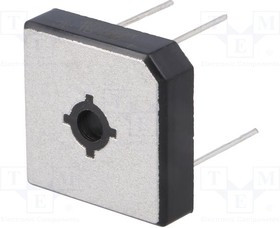 MBR152W, Диодный мост: однофазный, Urmax: 200В, If: 15А, Ifsm: 300А, MBR-25W