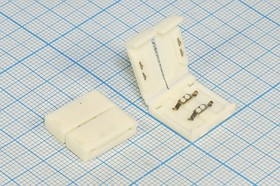 Коннектор MONO 10мм (разъем-разъем); №14620 шнур пит СДлент гн 2C-гн 2C\0,016м\\144-005