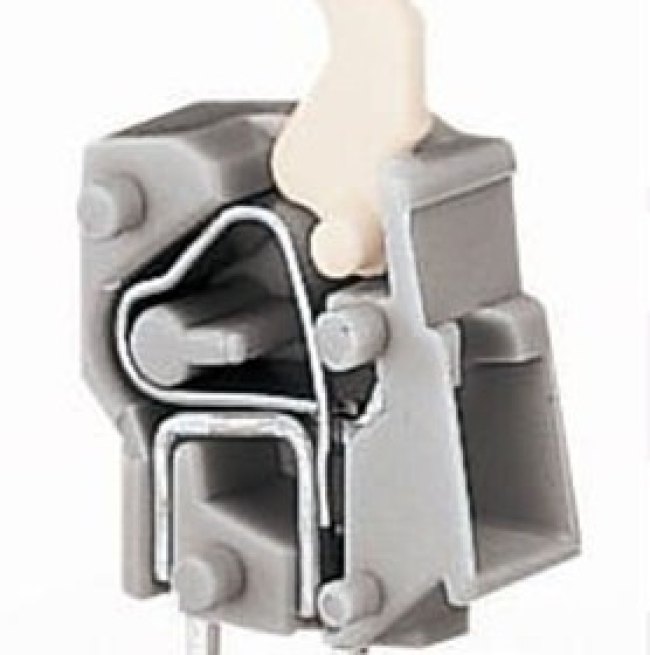 PCB terminal, 1 pole, pitch 5 mm, AWG 28-12, 24 A, cage clamp, blue, 257-844