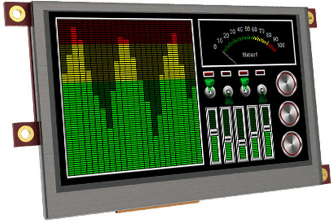 uLCD-43PT-AR, Display Modules 4.3" Pk Adptr Shld for Arduino