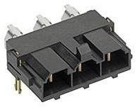 43045-2011, Headers &amp; Wire Housings MicroFit 3.0 RA SMT Nail DR 30Au 20 Ckt