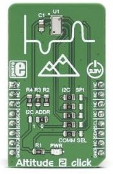 MIKROE-3030, Development Kit Altitude 2 Click for use with Bike Computers, Data Loggers, Mobile Alti