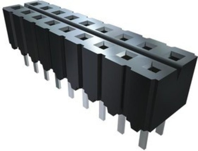 CES-108-01-S-S, Headers &amp; Wire Housings .100" Closed Entry Low Profile Socket Strip