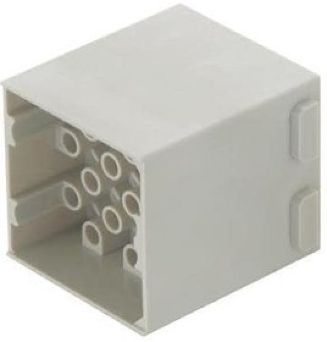 09140363002, Heavy Duty Power Connectors Han DD 36P QUAD MODULE MALE CRIMP