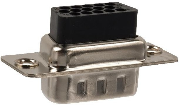 170-050-173L030, Корпус разъема D Sub, 50 вывод(-ов), D Sub, DD, 170 Series, Штекер, Корпус из Стали