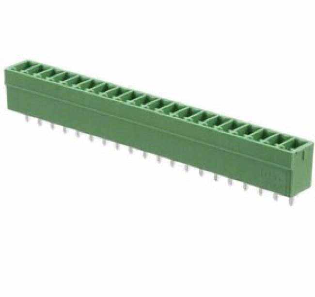 1843787, Pluggable Terminal Blocks 20 Pos 3.5mm pitch Through Hole Header