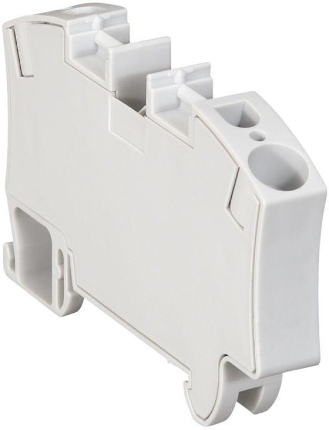 0 372 63, 372 Series Grey Feed Through Terminal Block, 10mm², Spring Clamp Termination