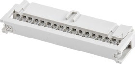 09185347803, Harting 34-Way IDC Connector Socket for Cable Mount, 2-Row