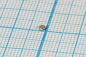 Магнит 2,0x 1,0, цилиндр, рабочая температура -60~80C, Ni, класс N35