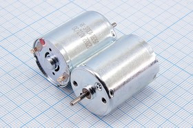 Двигатель 12В, левый, 7900 оборотов/мин, 24x34m43мм; Q-7966 F двиг 12В\0,07А\лев\7900\ 24x34m43\RK-370CH-18260\