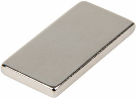 72-3404, Неодимовый магнит прямоугольник 20х10х2мм сцепление 2,4 кг (упаковка 5 шт)