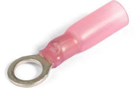 НКИ-Т 1.5-5, Наконечник кольцевой изолированный красный с термоусаживаемой манжетой