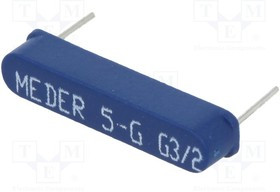 MK65G, Геркон, Диапазон: 35-40AT, Pкоммут: 10Вт, 2,8x3,2x14,3мм, 0,5А