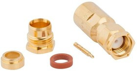 901-103, RF/COAXIAL SMA PLUG STR 50 OHM CLAMP/SLDR