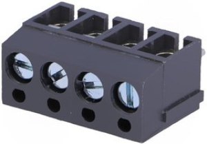 DG300-5.0-04P-11-00A(H) COLOR GREY, Зажимная рейка для печатных плат, угловой 90°, 5мм, на PCB, 24А DG300-5.0-04P-11-00A(H) COLOR GREY, Зажимная рейка для печатных плат, угловой 90°, 5мм, на PCB, 24А