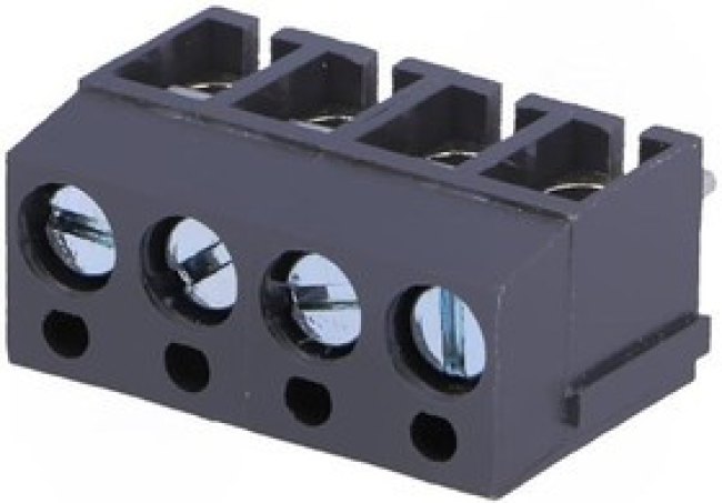 DG300-5.0-04P-11-00A(H) COLOR GREY, Зажимная рейка для печатных плат, угловой 90°, 5мм, на PCB, 24А DG300-5.0-04P-11-00A(H) COLOR GREY, Зажимная рейка для печатных плат, угловой 90°, 5мм, на PCB, 24А