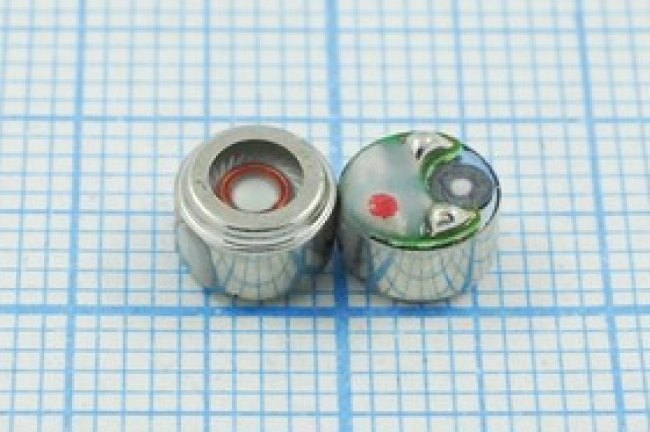 Динамик цилиндрической формы 6x 4мм, 32 Ом, 0.003Вт, металл, 2C, VS0644R32,