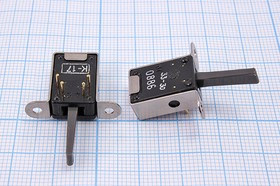 Переключатель рычажный, ON-OFF-(ON), объемного монтажа; №15603B ПРыч\ \ А\ON-OFF-(ON)\ 12x8x32m24\чер\ 4P\ПТ3330