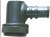 BK4ARL08049XY, Amphenol, BK4Size 9 Right Angle Circular Connector Backshell, For Use With MIL-C 38999 Connector