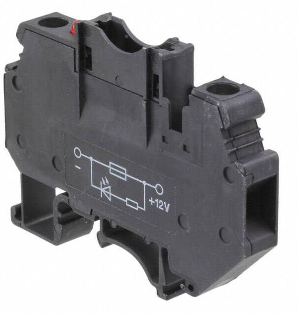 3001925, DIN Rail Terminal Blocks UK 6-FSI/C-LED12