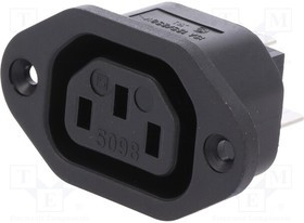 6182.0031, AC Power Entry Modules 5098 APPLIANCE OUTLT 10A 70C