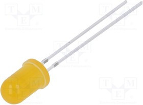 OSO5PA5A34A-CRLED14, CRLED; 5mm; orange; 3500mcd; 30°; Front: convex; 12V; Pitch: 2.54mm OSO5PA5A34A-CRLED14, CRLED; 5mm; orange; 3500mcd; 30°; Front: convex; 12V; Pitch: 2.54mm