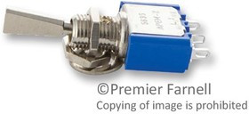 5636A9, Рычажный переключатель, Вкл.-Вкл., SPDT, Без Подсветки, Серия 5000, Панель, 4 А