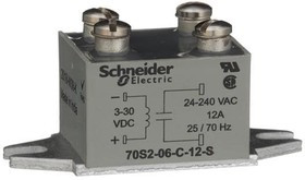 70S2-06-C-12-S, Solid State Relays - PCB Mount Large Socket Module RC Suppressor