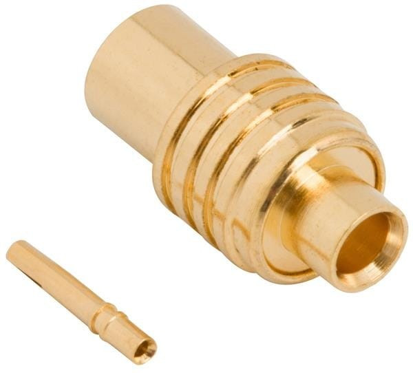 919-114J-51SX, Conn MCX 0Hz to 6GHz 50Ohm Solder ST Cable Mount RCP Gold 919-114J-51SX, Conn MCX 0Hz to 6GHz 50Ohm Solder ST Cable Mount RCP Gold