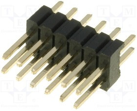 ZL320-2X6P, Штыревая планка, штыревой, "папа", PIN 12, прямой, 1,27мм, THT, 2x6