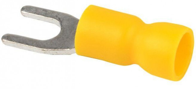 Наконечник вилочный изол. НВИ 6.0-4 (уп.50шт) EKF nvi-5.5-4n