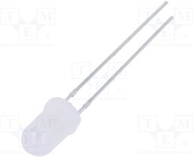 OSWWD25112A, LED; 5mm; white cold; 5800?7000mcd; 15°; Front: convex; 2.8?3.6V