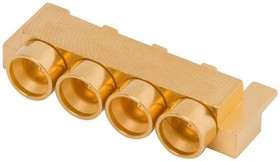 9311-60038, RF Connectors / Coaxial Connectors SMP Male Edge Launch Connector 4 Port FD