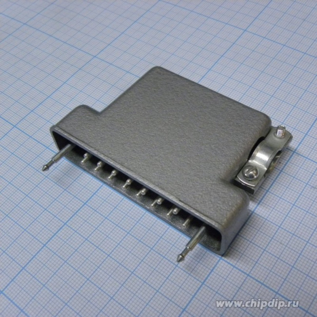 РП10-15 ЛУ вилка с/к, Соединитель низкочастотный, прямоугольный, внутреннего монтажа, год 90