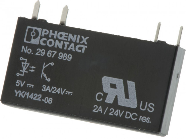 2967989, Solid State Relays - PCB Mount OPT-5DC/24DC/2