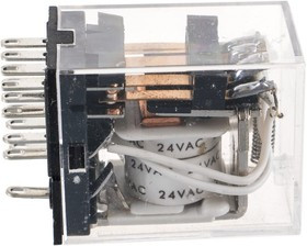 Промежуточное реле 24В переменного тока 4пк 5А РП22/4 без розетки 50 шт 3304214 rp-22-4-24