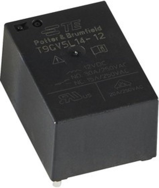 1558661-1, Реле питания, SPST-NO, 5 В DC, 30 А, T9G, Сквозное Отверстие, Без Защелки 1558661-1, Реле питания, SPST-NO, 5 В DC, 30 А, T9G, Сквозное Отверстие, Без Защелки
