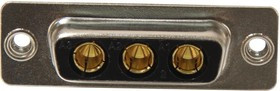 681M3W3203L011, COMBO D-SUB CONN, RCPT, DA-3W3, TH