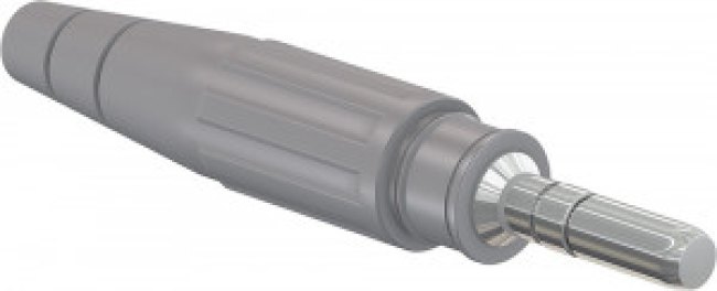 15.0001-28, Grey Male Test Plug, 6 mm Connector, Crimp Termination, 80A, 600V, Silver Plating 15.0001-28, Grey Male Test Plug, 6 mm Connector, Crimp Termination, 80A, 600V, Silver Plating